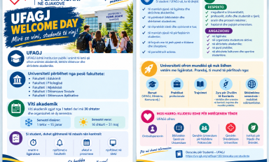 Zyra për Zhvillim në Karrierë përgatit fletushkë informuese për studentët e rinj të Universitetit “Fehmi Agani” në Gjakovë